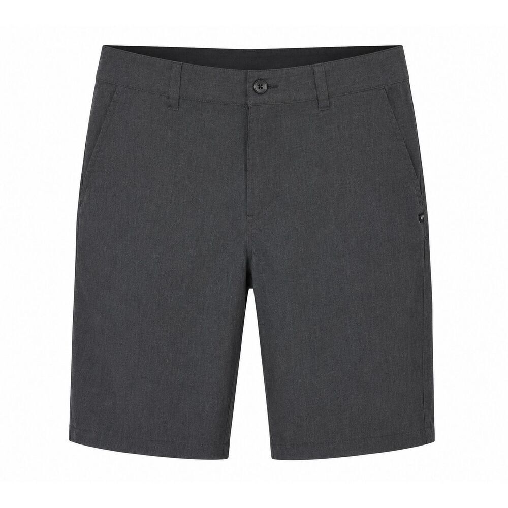 Fox Racing Shorts Mens 34 36 Gray Boardshort Flat Front 5 Mesh Pockets Belt Loop